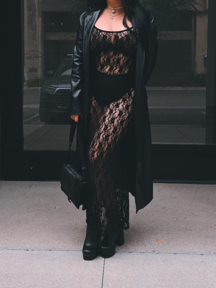 Salem Black Lace Dress
