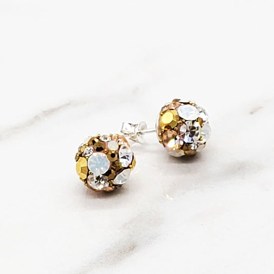 Glitz - Silver Crystal Earrings